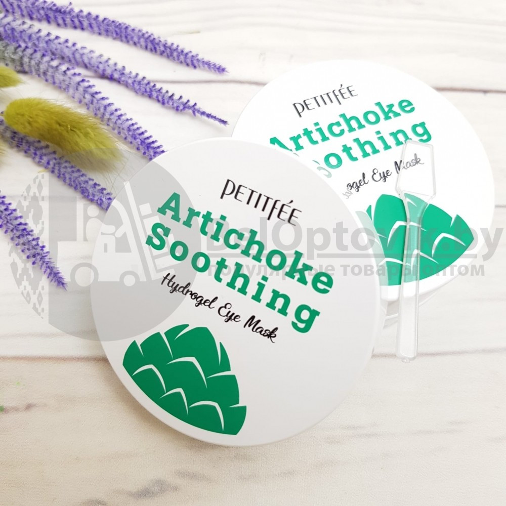 Уценка Гидрогелевые патчи для глаз с артишоком Artichoke Soothing Hydrogel Eye Mask, Petitfee 60 шт. Original - фото 10 - id-p120336649