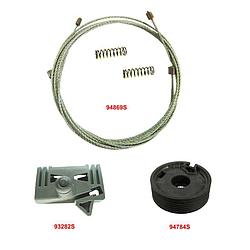 Ремкомплект стеклоподъемника передней левой двери Citroen Xantia (1998-2001)