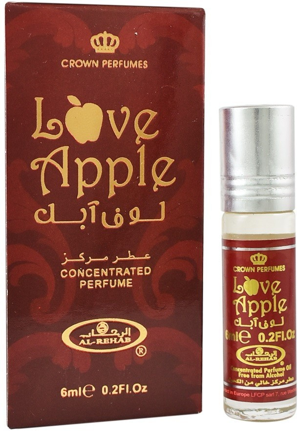 Арабские масляные духи Al Rehab Love Apple, 6 мл