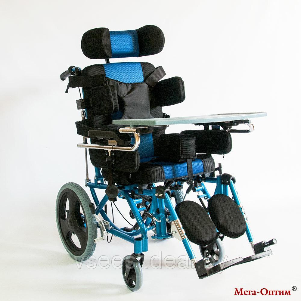Кресло-коляска FS 958 LBHP-32 для детей с ДЦП с козырьком Под заказ 7-8 дней - фото 3 - id-p61567149