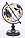 Глобус декоративный металлический, фото 2