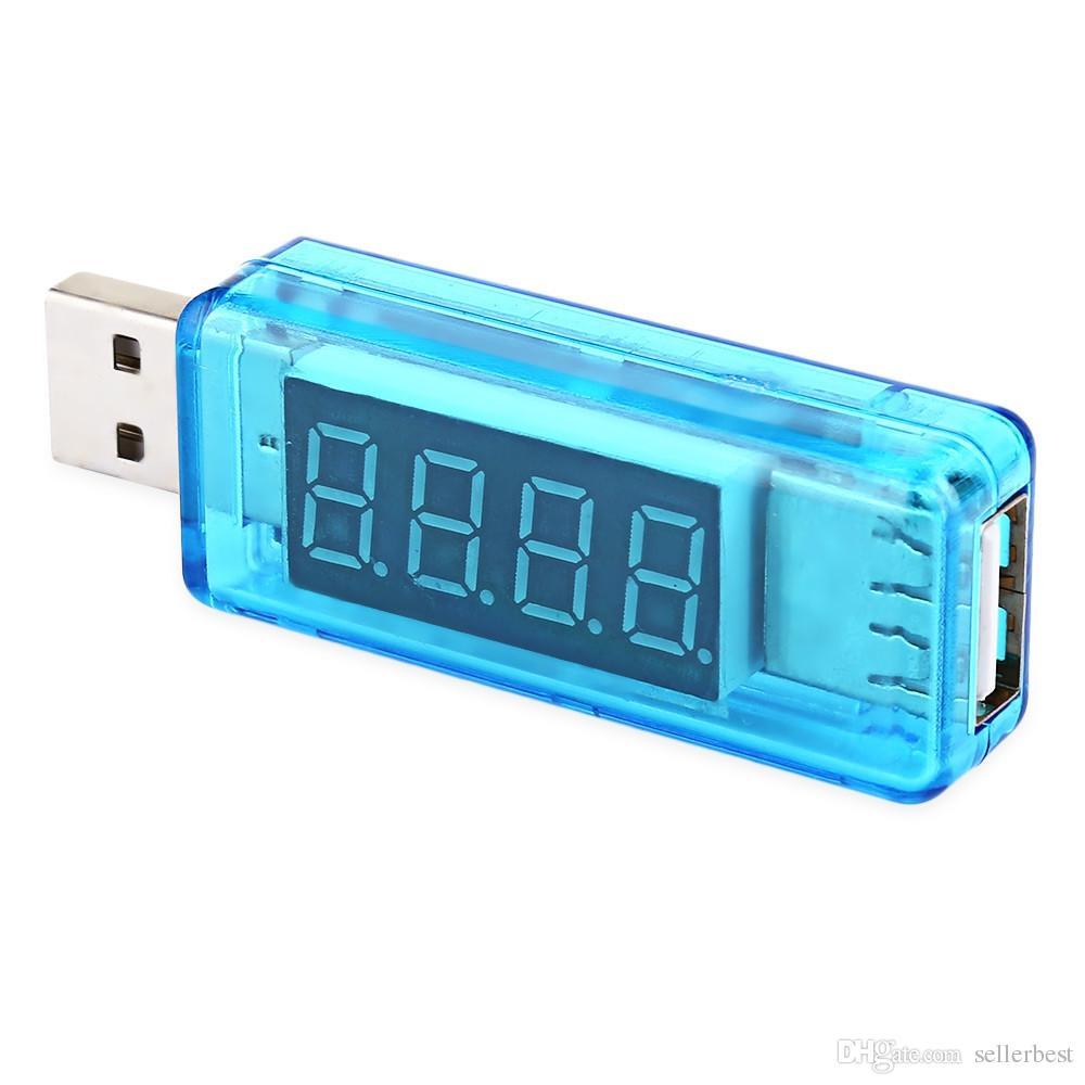 USB тестер напряжения и тока, 3-7V, 3,5A (прозрачный корпус) - фото 1 - id-p120349479