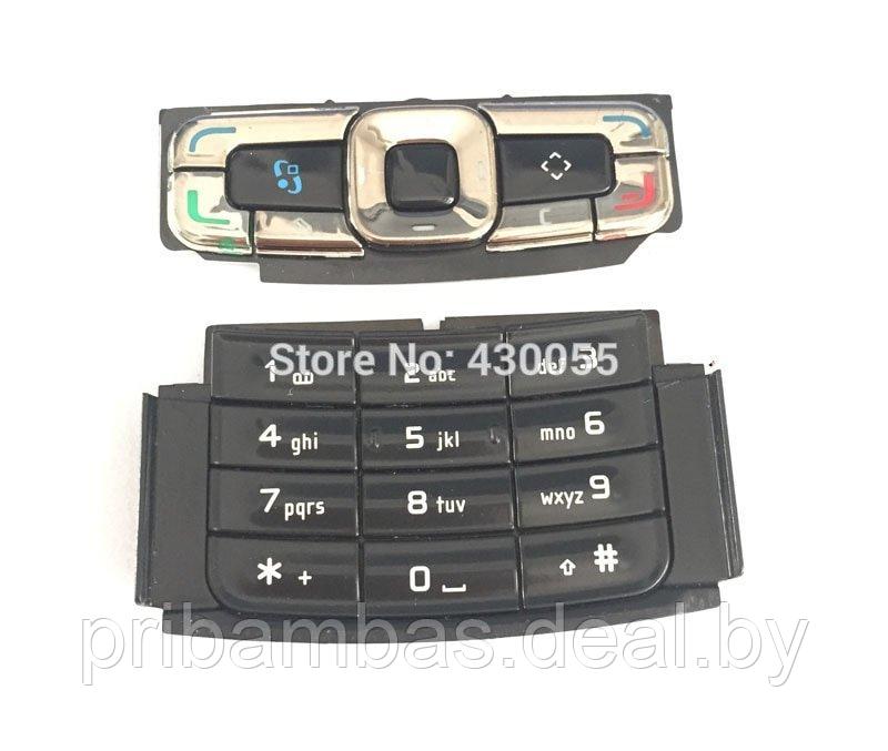 Клавиатура (кнопки) для Nokia N95 8Gb черный совместимый - фото 1 - id-p251757