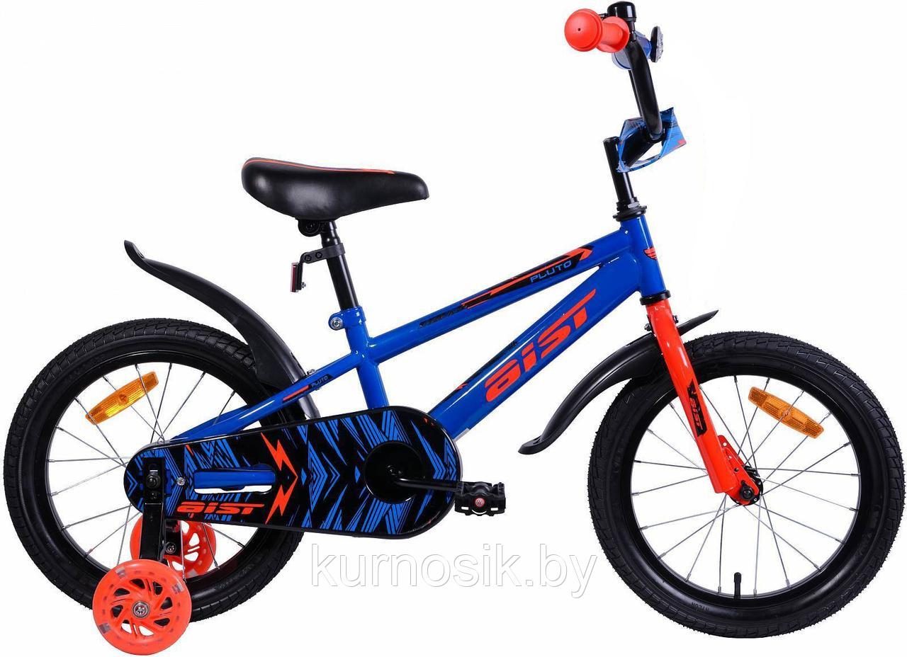 Детский велосипед Aist Pluto 14'' Синий