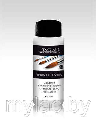 Brush Cleaner Severina - средство для очистки кистей от акрила, геля, мономеров, 100 мл.