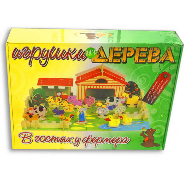 Мир деревянных игрушек Конструктор В гостях у фермера 93-108 - фото 1 - id-p120357683