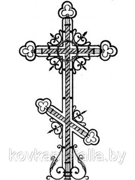 Крест на могилу "Память №26"