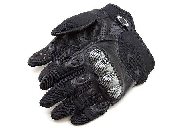 Перчатки Oakley Tactical со вставкой под карбон (черные). Размер XL - фото 1 - id-p120361012