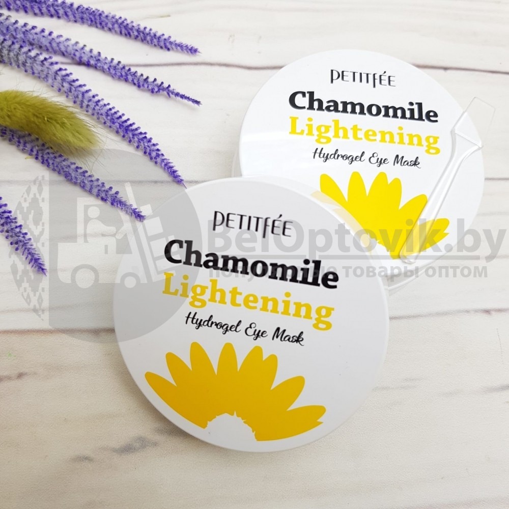 Успокаивающие гидрогелевые патчи для глаз с экстрактом ромашки Petitfee Chamomile Lightening Hydrogel Eye - фото 4 - id-p120363377