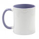 Кружка внутри и ручка цветные ЛАВАНДОВАЯ 330мл, фото 2