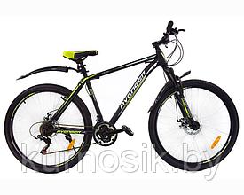 Велосипед Avenger C275D 27,5" черно-серо-желтый 20"