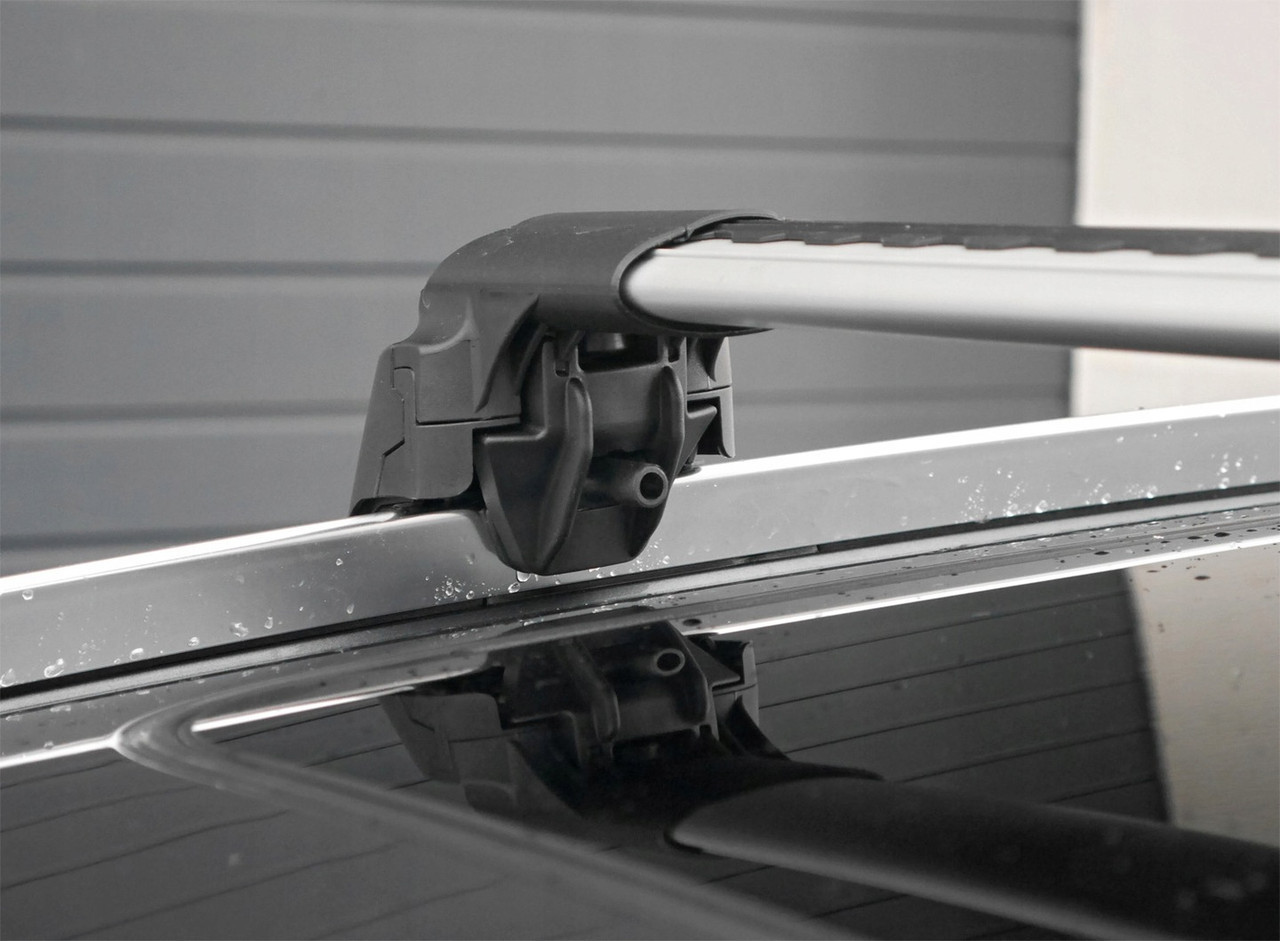 Багажник Turtle Air 2 серебристые для Opel Mokka с интегрированными рейлингами - фото 4 - id-p120378054
