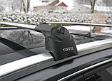 Багажник Turtle Air 2 серебристые  для Opel Mokka с интегрированными рейлингами, фото 5