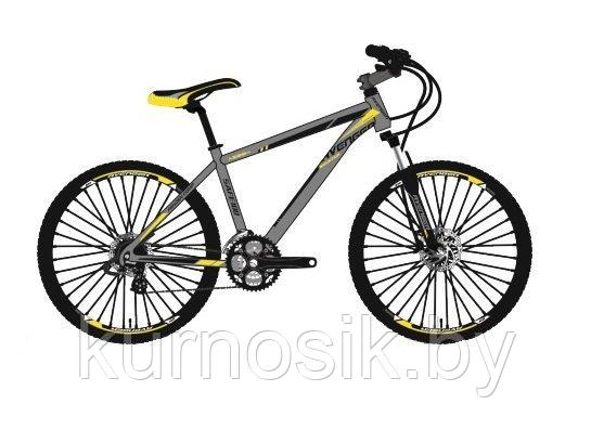 Велосипед Avenger А299Н 29" серо-желтый