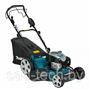 Газонокосилка бензиновая MAKITA PLM 5113 N2 (3.5 л.с., шир. 510 мм, выс. 25-70 мм, мульчир. стальн. корпус,, фото 2