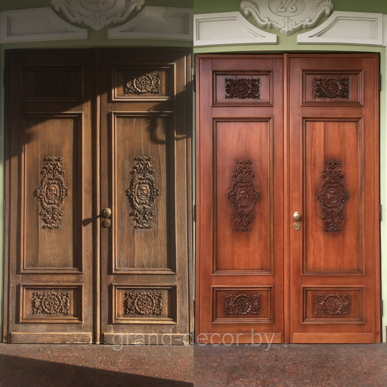 Реставрация уличных дверей. - фото 2 - id-p120381152