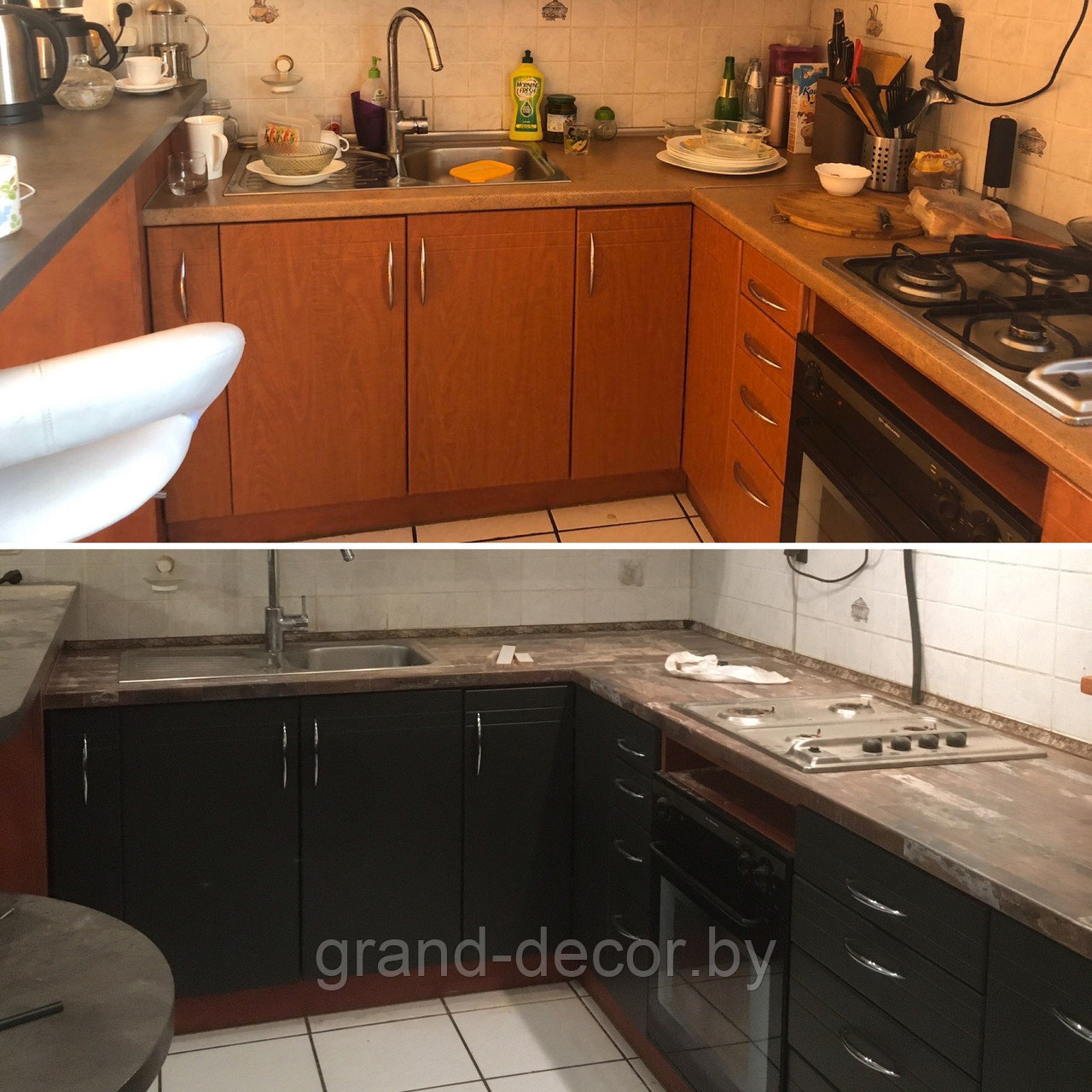 Реставрация кухонь из плёночного МДФ. - фото 2 - id-p120382810