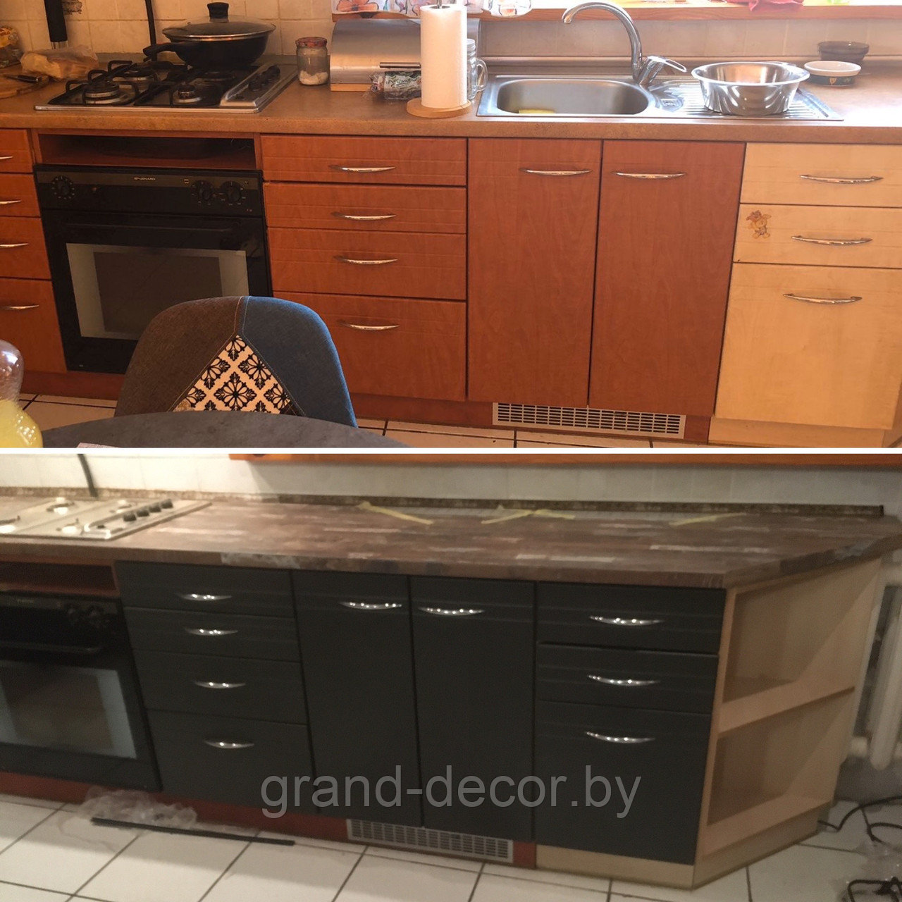 Реставрация кухонь из плёночного МДФ. - фото 3 - id-p120382810