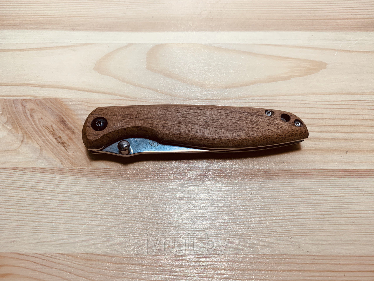 Нож складной Кизляр Куница, рукоять дерево - фото 4 - id-p120382955