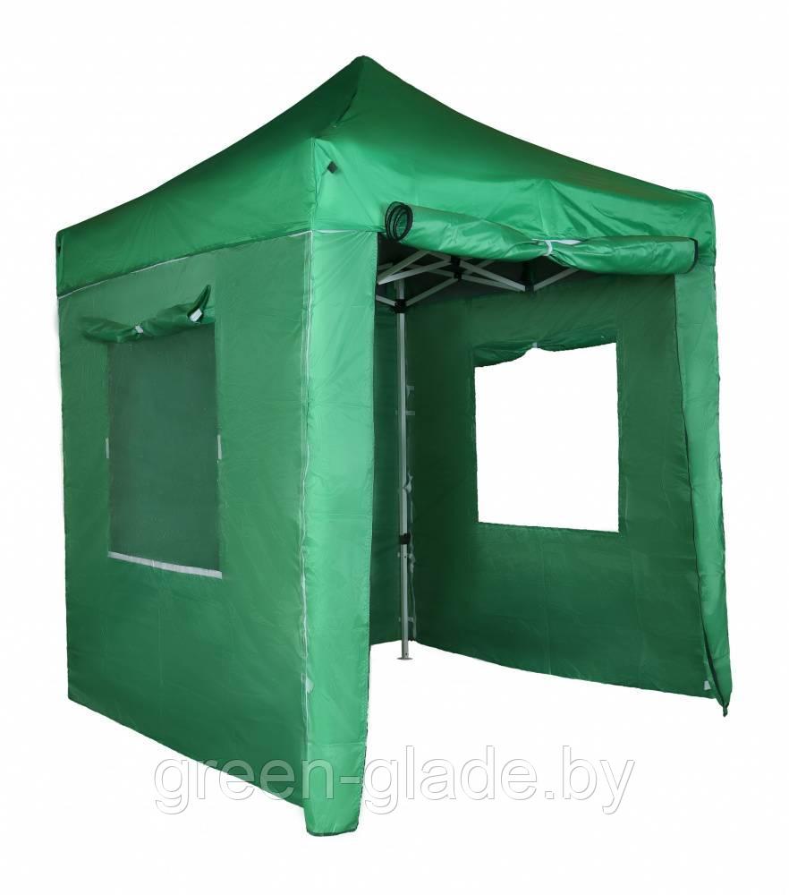 Тент-шатер быстросборный Helex 4220 2х2х3м полиэстер зеленый - фото 2 - id-p23231595