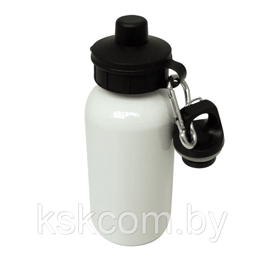 Бутыль для сублимации металлическая белая 400мл - фото 1 - id-p120392651
