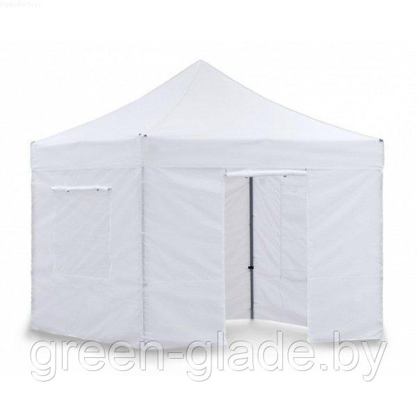 Тент-шатер быстросборный Helex 4320 3x2х3м полиэстер белый - фото 2 - id-p5598923
