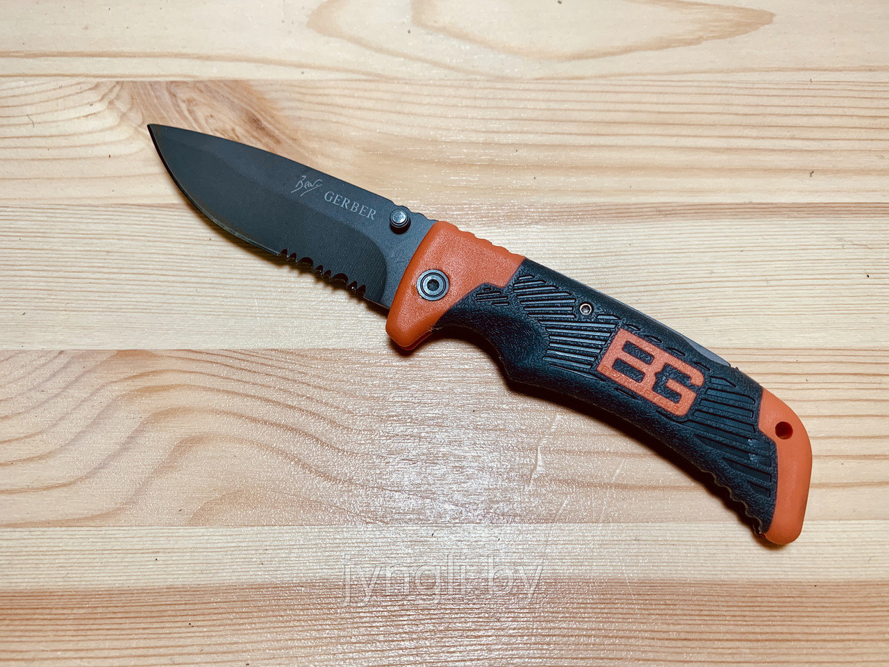 Нож раскладной Gerber Bear Grylls Scout, оранжевый - фото 2 - id-p120415423