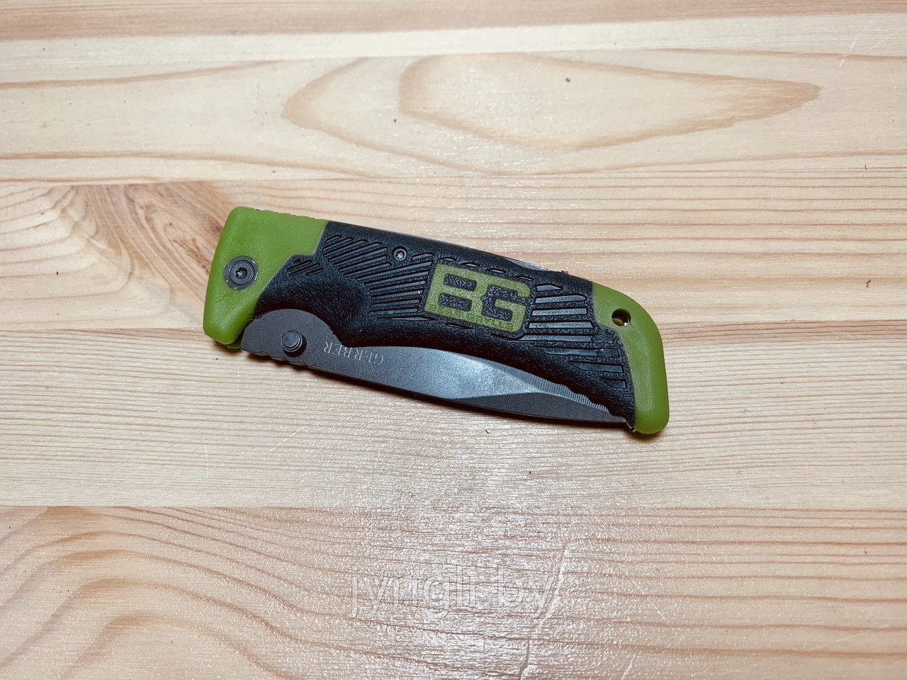 Нож раскладной Gerber Bear Grylls Scout Зеленый - фото 1 - id-p120415430
