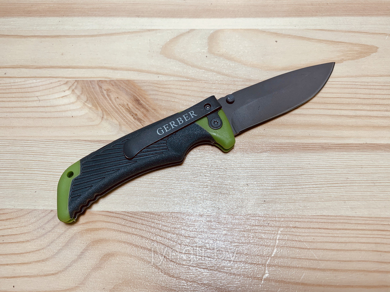 Нож раскладной Gerber Bear Grylls Scout Зеленый - фото 3 - id-p120415430