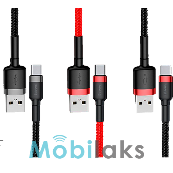 Кабель Baseus cafule Cable USB For Type-C 2A 2M