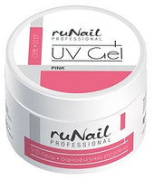 Однофазный УФ-гель ruNail (розовый), 15г №0067