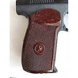 Пневматический пистолет  BAIKAL МР 654К-20 с бородой бакелитовой рукояткой( текстолитовая), фото 7