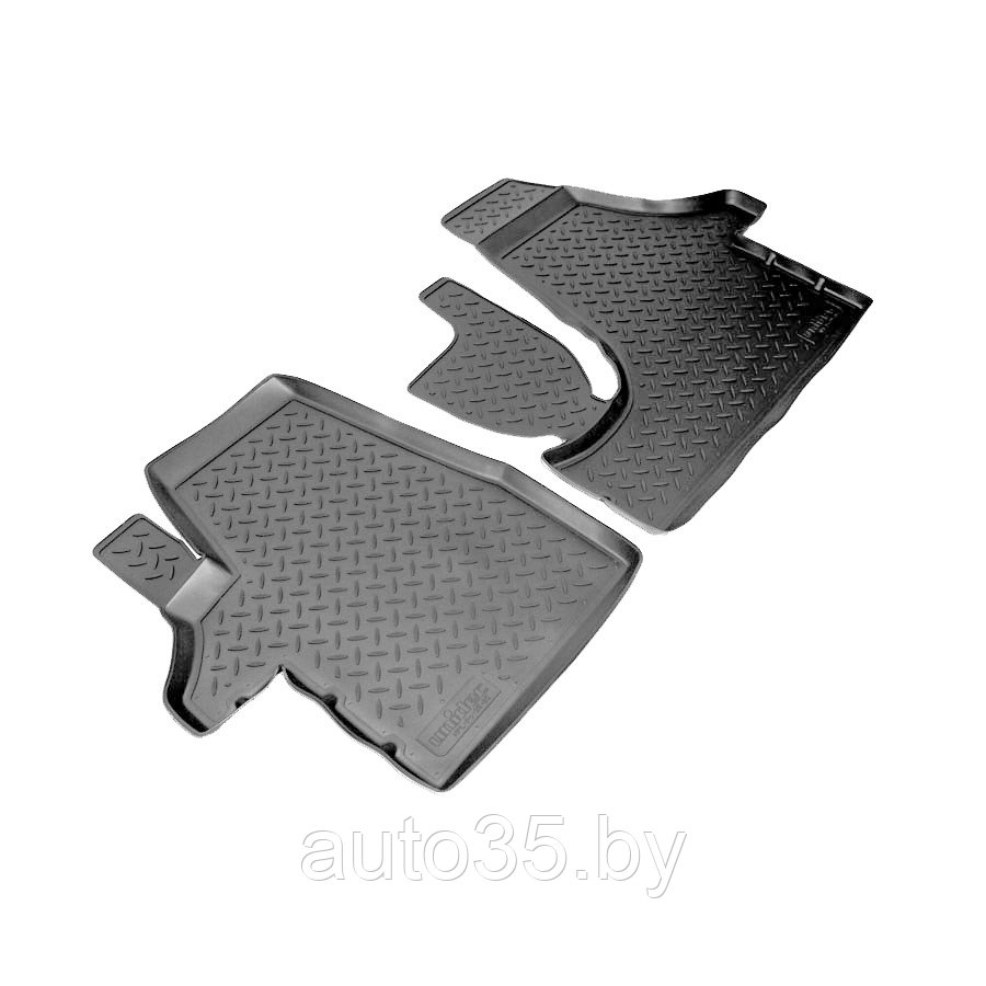 Коврики салонные для Volkswagen T5 (2003) (пер, 2 мест)\ Volkswagen T6 (Caravelle) (2015) (пер, 2 мест)