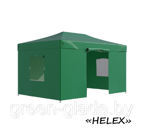 Тент садовый Helex 4336 3x4.5х3м полиэстер зеленый