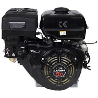 Двигатель бензиновый Lifan 177F-D (9 л.с., шпонка 25 мм, 7А, 90*90, электростартер)