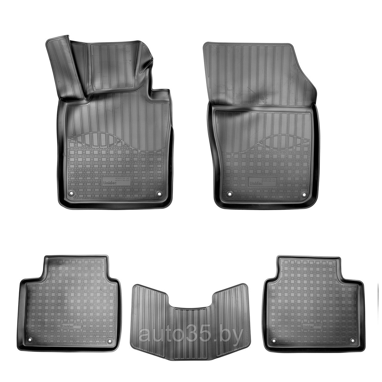 Коврики салонные для Volvo V90 3D (2016)