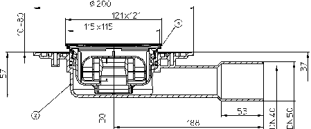 Трап HL90Pr-3000, фото 2