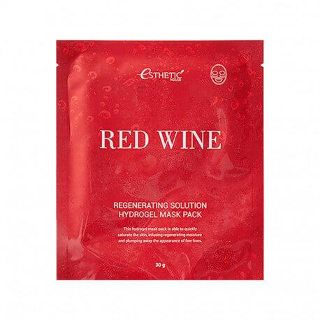 Гидрогелевая маска Красное Вино Esthetic House Red Wine Regenerating Solution Hydrogel Mask Pack