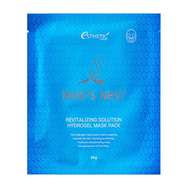 Гидрогелевая маска Ласточкино Гнездо Esthetic House Bird's Nest Revitalizing Hydrogel Mask Pack