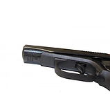 Пневматический пистолет МР-654К-32 с доработкой, гладким стволом, прокладкой ствола , бакелитовой  рукояткой, фото 2