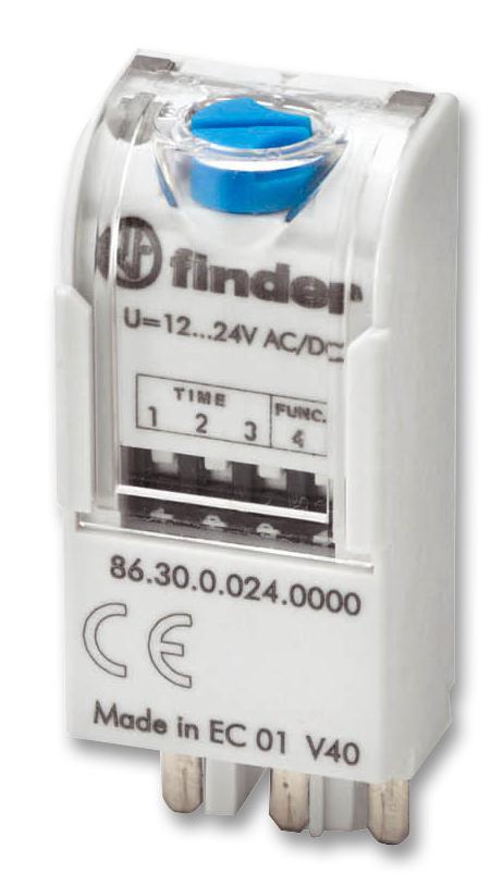Модуль реле времени FINDER для использование совместно с реле / 86.30.0.024.0000
