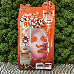 Тканевая маска с коллагеном Elizavecca Collagen Deep Power Ringer Mask Pack