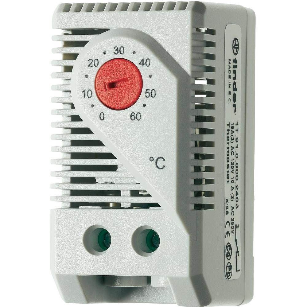 Щитовой термостат, контроль нагрева FINDER / 1НЗ контакт 5А / 1T.91.0.000.2403