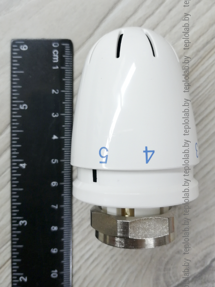 Термостатическая головка Herz Mini RTL, белая - фото 5 - id-p120460253