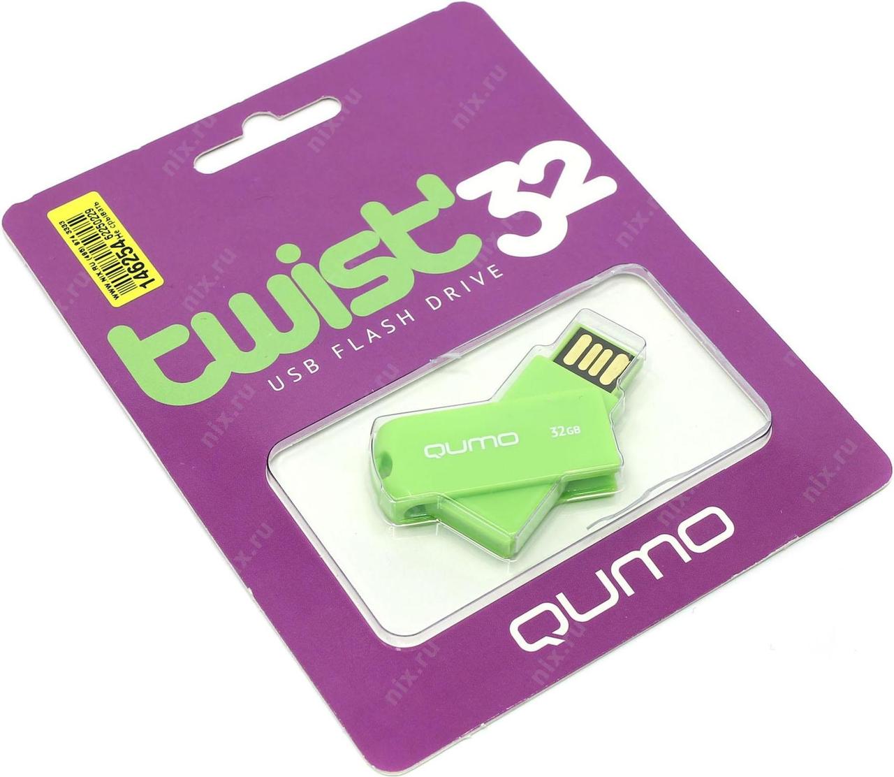 (18611) 32GB Twist Pistachio USB флэш QUMO - фото 3 - id-p120351292