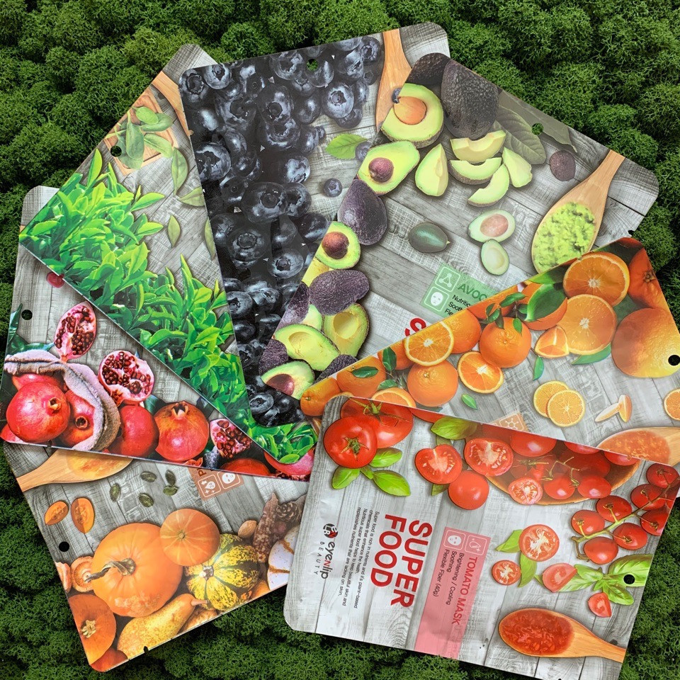 Тканевая маска с экстрактом апельсина Eyenlip Super Food Orange Mask - фото 2 - id-p120462595