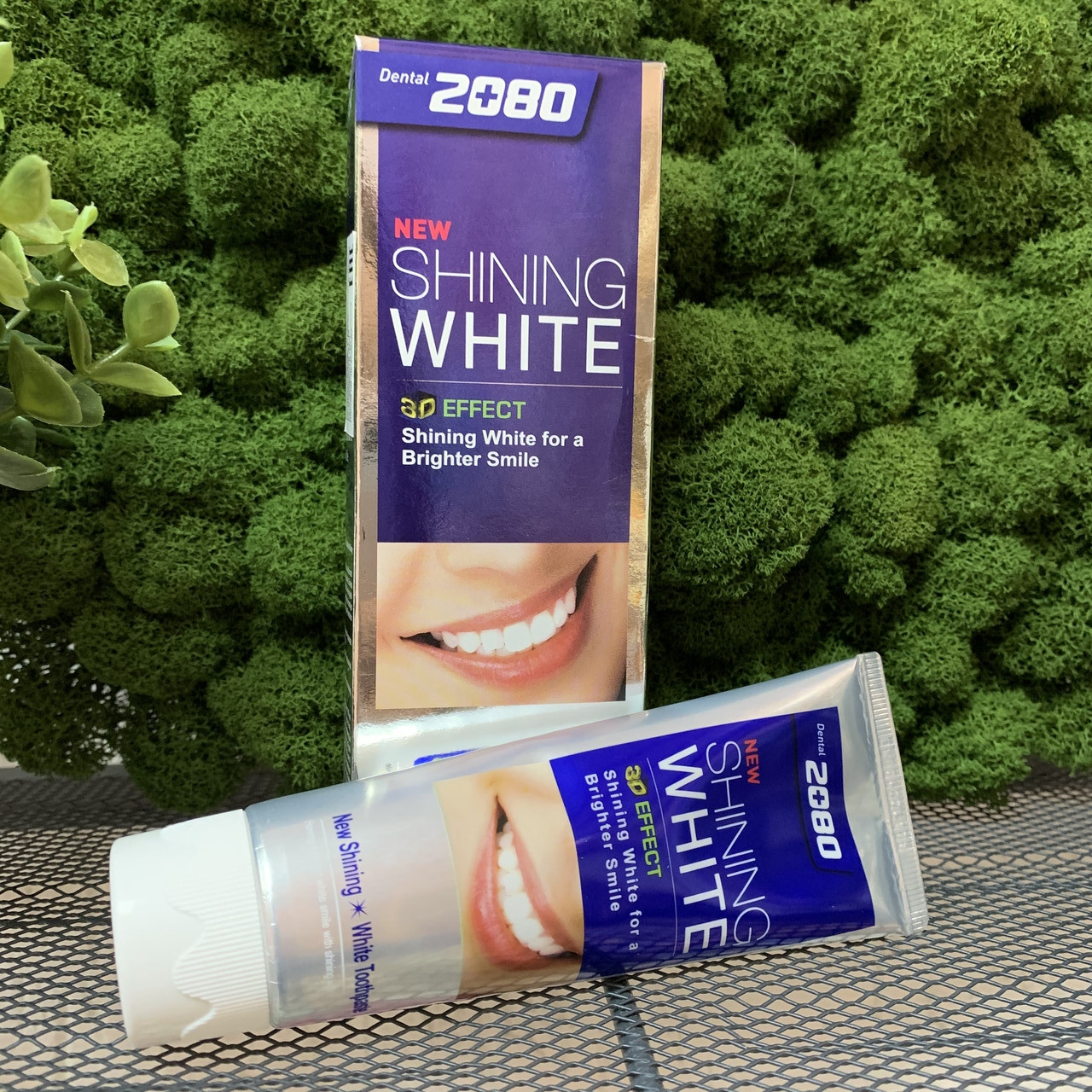 Зубная паста с мятным вкусом Dental Clinic 2080 Shining White, 100 гр - фото 2 - id-p120462907