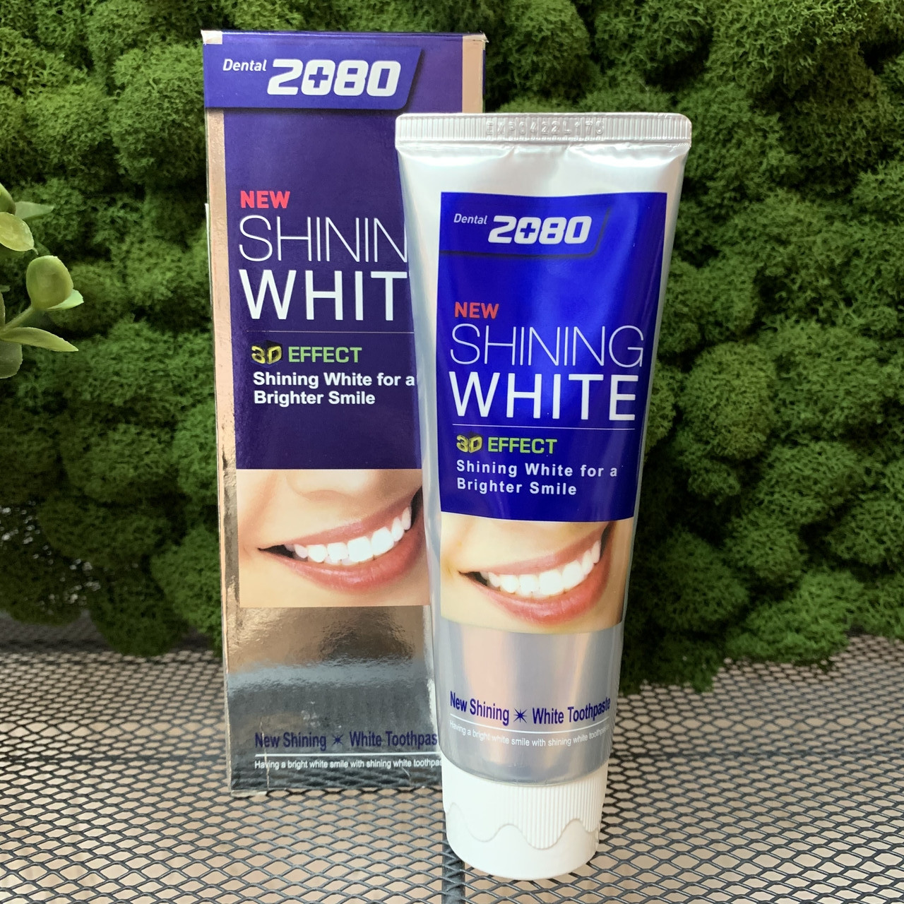 Зубная паста с мятным вкусом Dental Clinic 2080 Shining White, 100 гр - фото 3 - id-p120462907