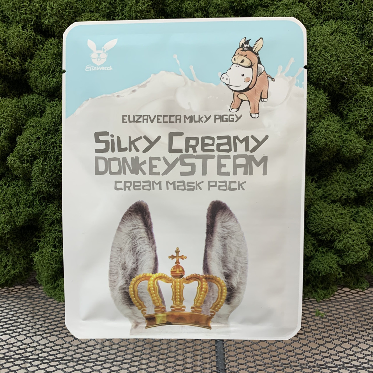 Тканевая маска для лица Elizavecca Silky Creamy Donkey Steam Cream Mask Pack - фото 1 - id-p120469494