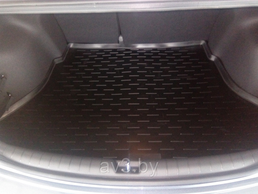 Коврик в багажник Hyundai Solaris / Accent седан 2017- / Хендай Солярис / Акцент [70609] (Aileron) - фото 1 - id-p77790597